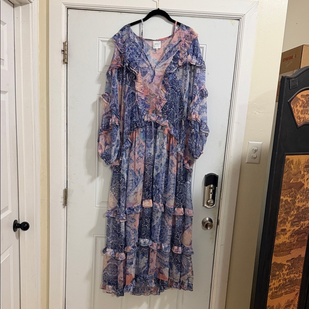 Misa Los Angeles Persephone boho maxi (Slip not included)